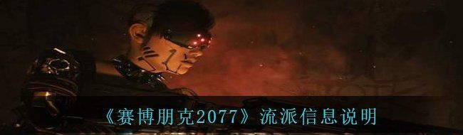 《赛博朋克2077》流派信息说明